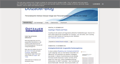 Desktop Screenshot of dotzauer-blog.de